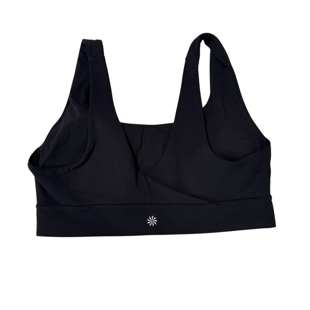 Athleta Breathe Longline Bra A-C NWOT SMALL BLACK - Picture 4 of 4